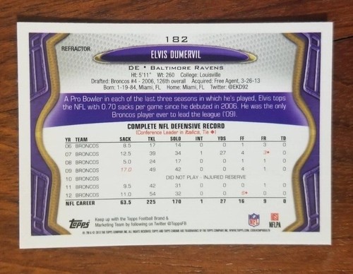2013 Topps Chrome Refractor, Xfractor & Parallel Football Cards Pick Your Player - Picture 299 of 369