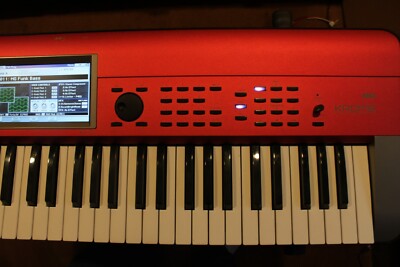 KORG KROME 61 Music Workstation LTD Color RED w/ Power KORG KROME 61 Music Workstation LTD Color RED w/ Power