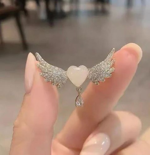 Strass Brosche Kristall - Bild 23 von 27