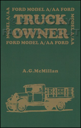 Libro de dueño de camioneta Ford modelo A AA 1928 1929 1930 1931 incluye 500 ilustraciones - Imagen 1 de 2