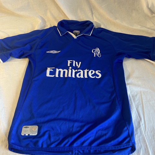 Vintage Chelsea 2001 - 2003 Home Football Shirt Umbro Small