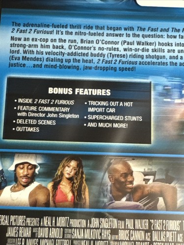 2 Fast 2 Furious (DVD, 2011, Widescreen) NEW SEALED Paul Walker PROMO - Picture 3 of 11