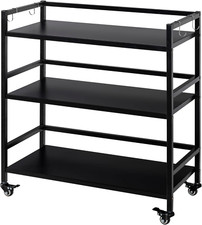 metal Storage Shelves,Garage Storage Shelving,Standing Storage Shelf,Black Metal