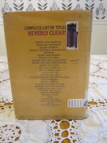 RAMONA FOREVER Beverly Cleary 1984 HCDJ Illustrated Series 1st EDITION 1st PRINT - Picture 2 of 7