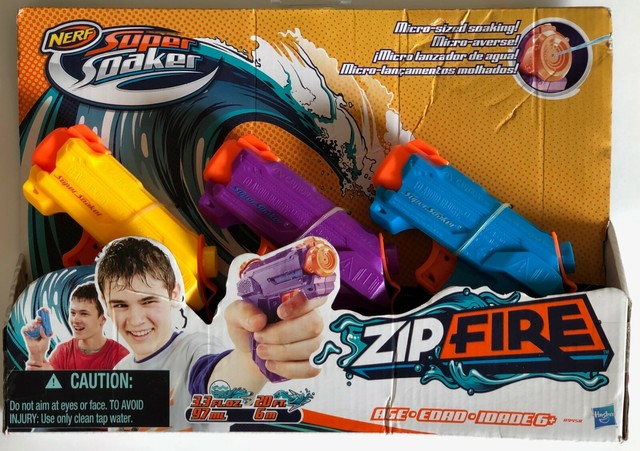Nerf Super Soaker Zipfire 3-pack Quick Fire Water Blaster Hasbro Toy 6tsnzd1 for sale online | eBay
