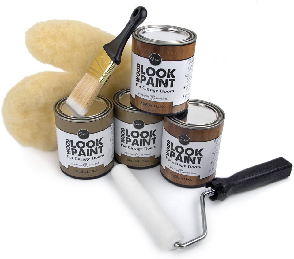 Wood Look Paint Kit for Garage Doors English Oak eBay