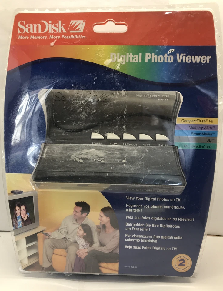 SanDisk Digital Photo Viewer SDV1-A with Remote New Factory Sealed (B) - Image 2 of 4