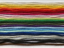 Baumwollkordel 3mm Baumwolle Kordel 25 Farben L&auml;nge 1m, 2,5m, 5m und 10m