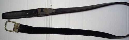 "GARAVANI VALENTINO" REVERSiBLE MENS LEATHER BELT SIZE:42 in.L MADE IN ITALY - Picture 2 of 8