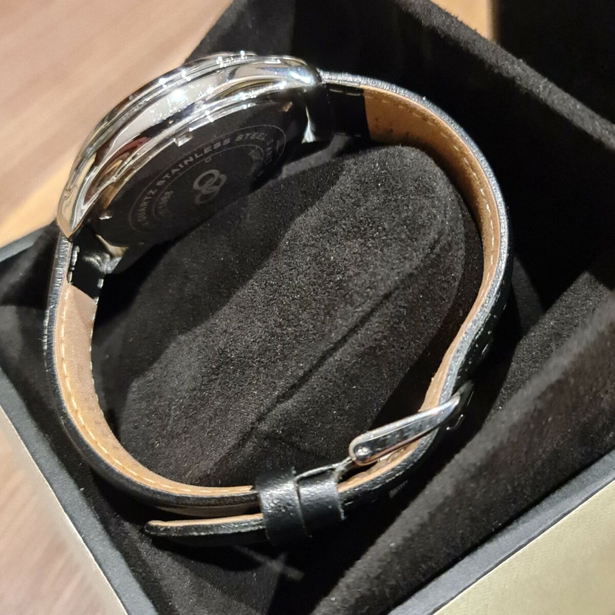 LINKS OF LONDON Mens Black Silver Bloomsbury Chronograph LINKS OF LONDON Mens Black Silver Bloomsbury Chronograph