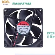 SUNON PE92252B1-000C-A99 DC24V 5.28W 92 92 25MM 2-Wire Cooling Fan