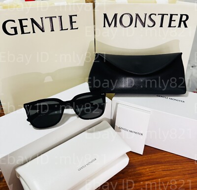 GentleMonster Sunglasses Heizer 01 Black Frame Black Lenses | eBay