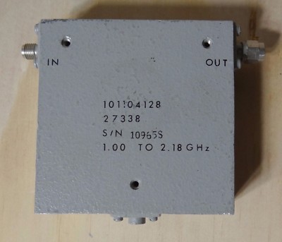 WMI PERIPHERAL MODE ISOLATOR  27338  1.0 - 2.18 GHZ