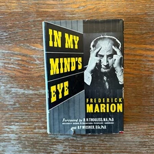 In My Mind's Eye by Frederick Marion Psychic Paranormal ESP 1950 1st Ed HC VG-