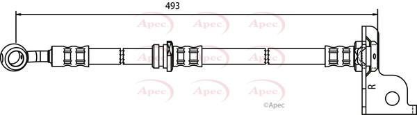 APEC FRONT BRAKE HOSE FOR HYUNDAI SANTA FÉ