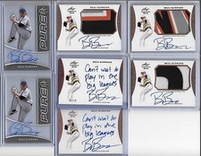 2015 Leaf Trinity BEAU BURROWS 4 Color Patch Bronze Foil Auto RC Tigers