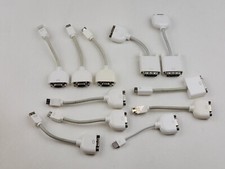 Lot of 11 ASSORTED OEM Apple VGA Adapters for Mac