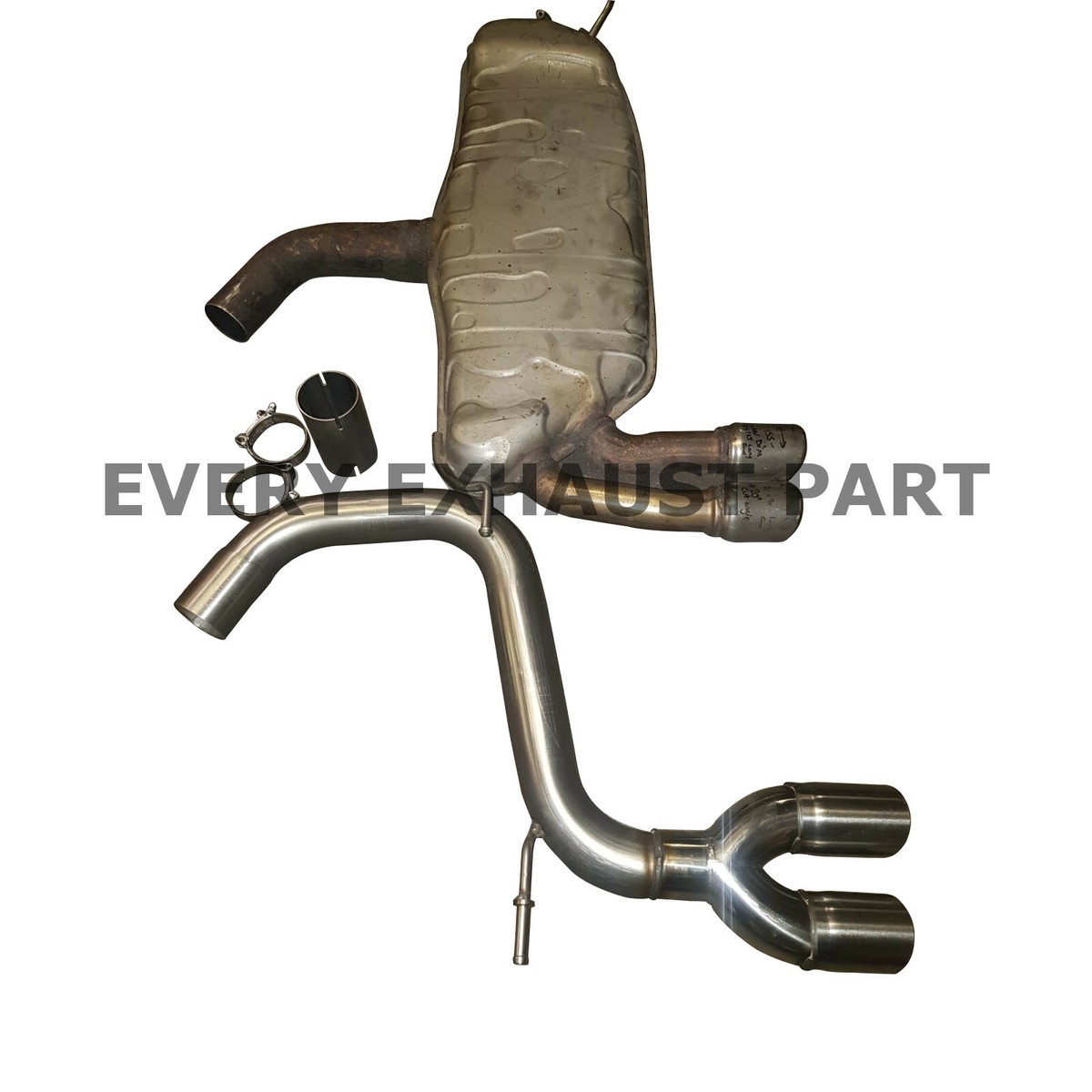 VW Golf 2.0 GTi Mk5 Rear Muffler Silencer Pipe | eBay