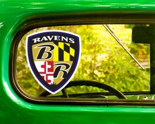 2 BALTIMORE RAVENS STICKER Decals Bogo For Car Bumper 4x4 Mug Laptop window