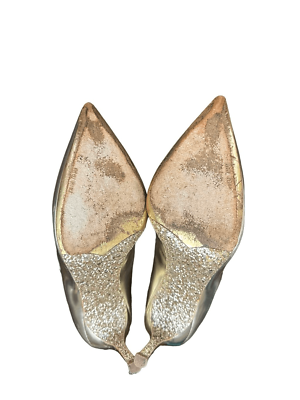 MIU MIU gold Glitter Sole pumps court shoes pointed toe stiletto