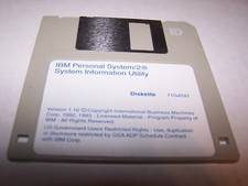 IBM Personal SystemSystem Information Utility Diskette