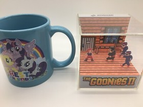 The Goonies II 2 NES Nintendo Shadow Box Diorama Cube