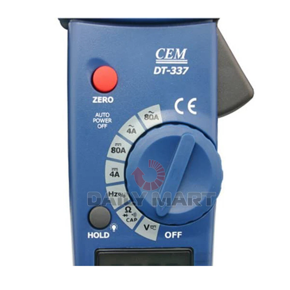Nuevo En Caja CEM DT-337 AC/DC Medición Digital Multímetro Pinza Medidor Probador Foto 2 de 2