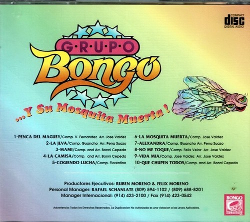 Grupo Bongo Y Su Mosquita Muerta Brand New Sealed Cd Ebay