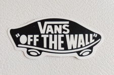 VANS Off the Wall Waterproof Logo Decal Sticker 2.5"x1.25"