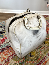 Rare Antique Brunswick Black Beauty Bowling With Leather Bag and Shoes Size 10