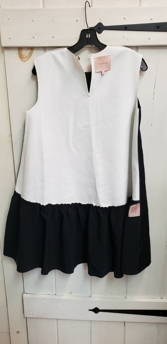 【ROKSANDA】 PINK×NAVYノースリーブ TRAPEZE DRESS ROKSANDA】 PINK×NAVYノースリーブ TRAPEZE DRESS - メルカリ