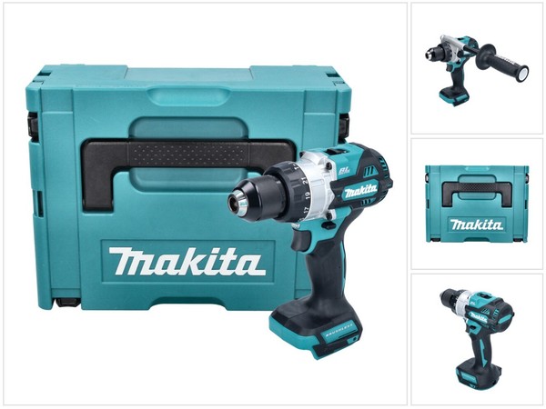 Makita Dhp 486 Zj Akku Schlagbohrschrauber 18 V 130 Nm Brushless + Makpac - Ohne-image