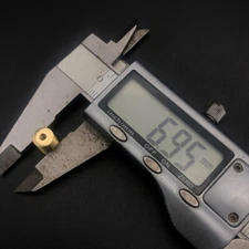 5Pcs 0.5M 7MM Brass Worm Gear Bore Hole 2.3MM 2.28MM 2.3A Single Head 5°43′ 10MM