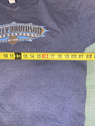 Harley Davidson HD Bayou Country Houma LA Mike Bruno T-Shirt Size Lg Gray USA - Picture 7 of 8