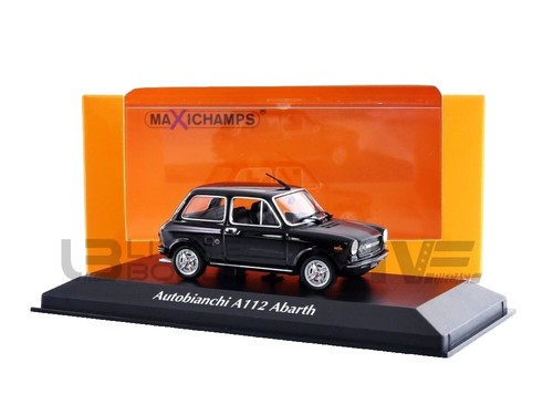 MAXICHAMPS - AUTOBIANCHI A112 Abarth 1974 Black - 1/43