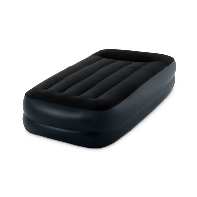 Intex Dura-Beam Standard Series Pillow Rest Raised Airbed w/Built-in Pillow &...