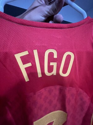 Nike Portugal 2004 Luis Figo Reissue Soccer Jersey Shirt Kit