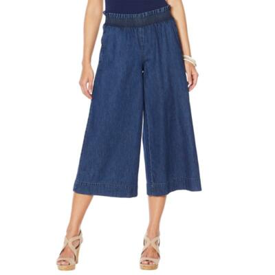 DG2 by Diane Gilman Smocked-Waist Flared Trouser - More Colors 645589 -