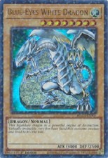 Yugioh - Blue Eyes White Dragon 1st Edition Ultra Rare Parallel - Free Holo Card