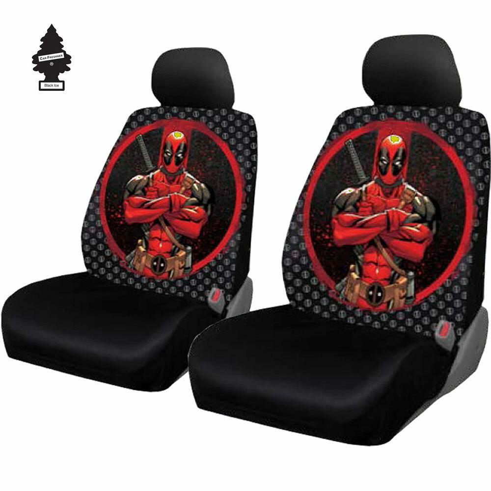 For SUBARU New Marvel Comic Deadpool Car Truck SUV Seat Covers and