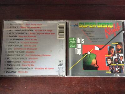 Super Disco Night - Hits On Top [CD Album] BVSMP Sandra Bad Boys Blue Den Harrow
