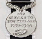 WW2 military War New Zealand War Service Medal 1939-45 replica army navy
