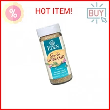 Eden Organic Garlic Gomasio, 3.5 oz Glass Jar, Sesame Salt
