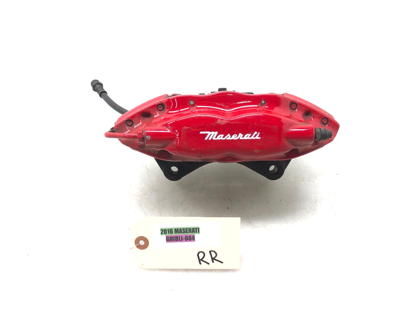 2014-2020 MASERATI GHIBLI S RIGHT PASS REAR BRAKE CALIPER BREMBO W/ PADS OEM.