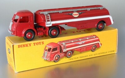Dinky Toys 32C - PANHARD Tanker Semi Trailer ''Esso'' 1:50, Atlas