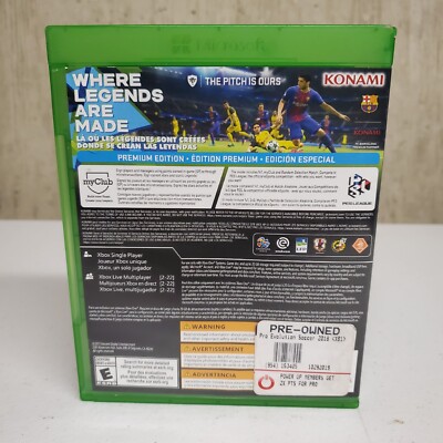 PES 2018 Pro Evolution Soccer Premium Edition Konami- Microsoft