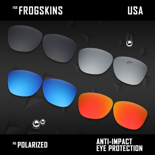 Anti Scratch Polarized Replacement Lenses for-Oakley Frogskins OO9013 Options - 第 30/78 張圖片