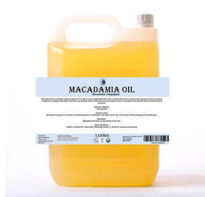 Mystic Moments | Macadamia Trägeröl - 100% rein - 5 Liter