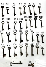 YOU CHOOSE Vintage Corbin Other Unmarked Steel Brass Skeleton Keys