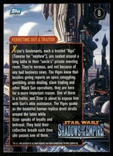 Topps Star Wars: Shadows of the Empire Trading Cards for sale | eBay